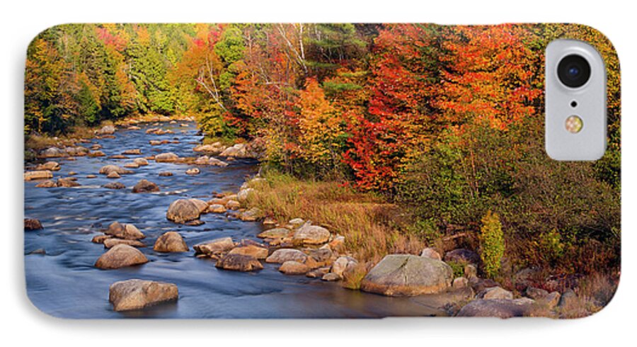 Landscape iPhone 8 Case featuring the photograph Autumn in New Hampshire by Betty Denise