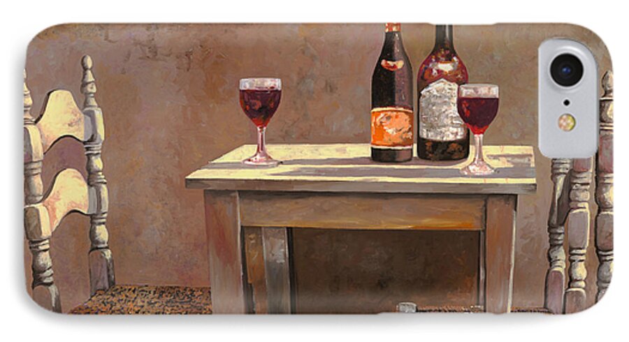 Wine iPhone 8 Case featuring the painting Barbaresco by Guido Borelli