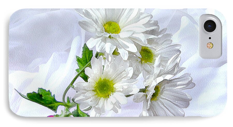 Daisy iPhone 8 Case featuring the photograph Be Happy by Krissy Katsimbras