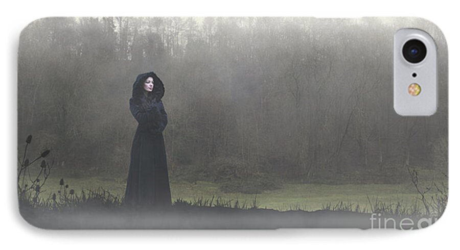Woman iPhone 8 Case featuring the photograph Beauty in the fog by Clayton Bastiani