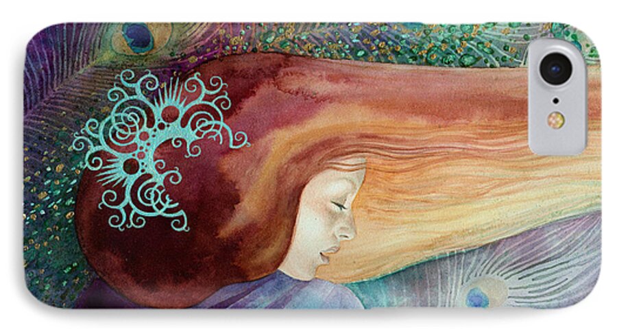 Goddess iPhone 8 Case featuring the painting Bella Aurora by Ragen Mendenhall