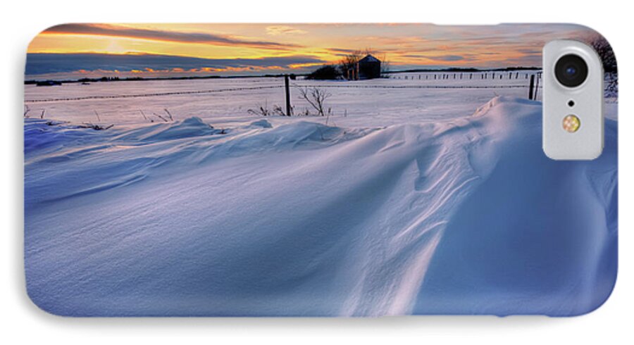 Winter iPhone 8 Case featuring the photograph Big Drifts by Dan Jurak