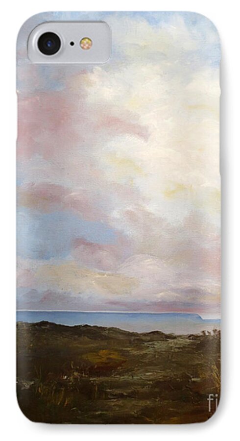 Lee Piper iPhone 8 Case featuring the painting Big Sky Country by Lee Piper