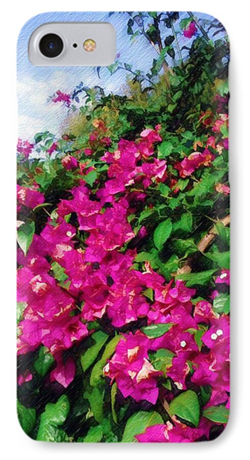 Bougainvillea iPhone 8 Case featuring the photograph Bougainvillea by Sandy MacGowan