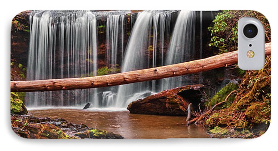 Waterfalls iPhone 8 Case featuring the photograph Brasstown Falls 002 by George Bostian