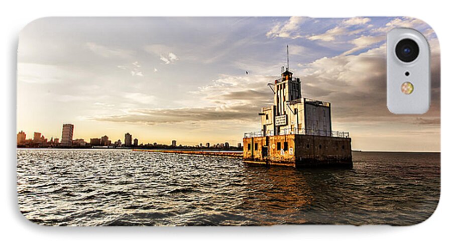 Cj Schmit iPhone 8 Case featuring the photograph Breakwater Lighthouse by CJ Schmit