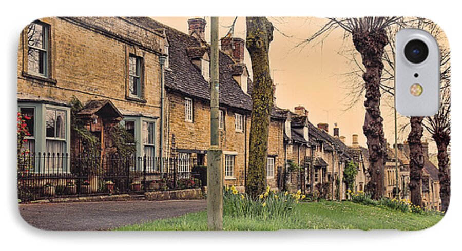 Burford iPhone 8 Case featuring the photograph Burford Cotswolds by Jasna Buncic