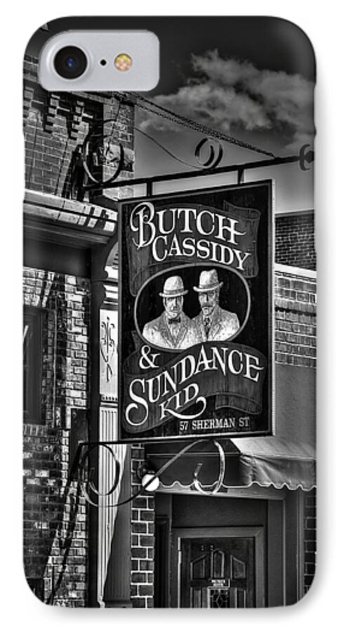 Deadwood iPhone 8 Case featuring the photograph Butch Cassidy and the Sundance Kid by Deborah Klubertanz