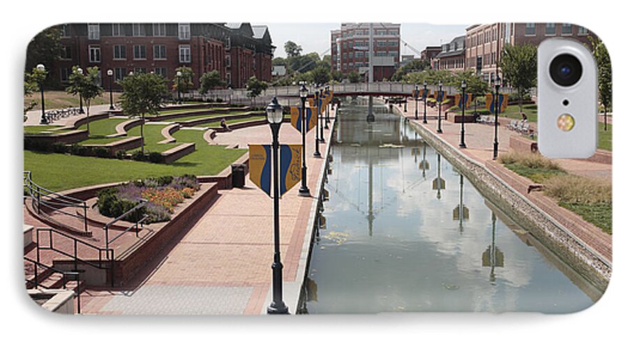 Carroll Creek iPhone 8 Case featuring the photograph Carroll Creek Park in Frederick Maryland by William Kuta