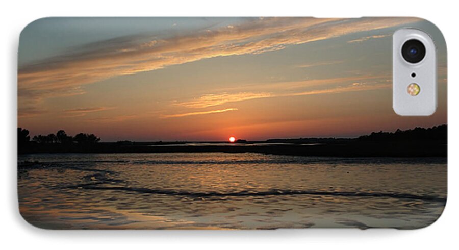 Sunset iPhone 8 Case featuring the photograph Cedar Key Sunset 1 by Kathi Shotwell