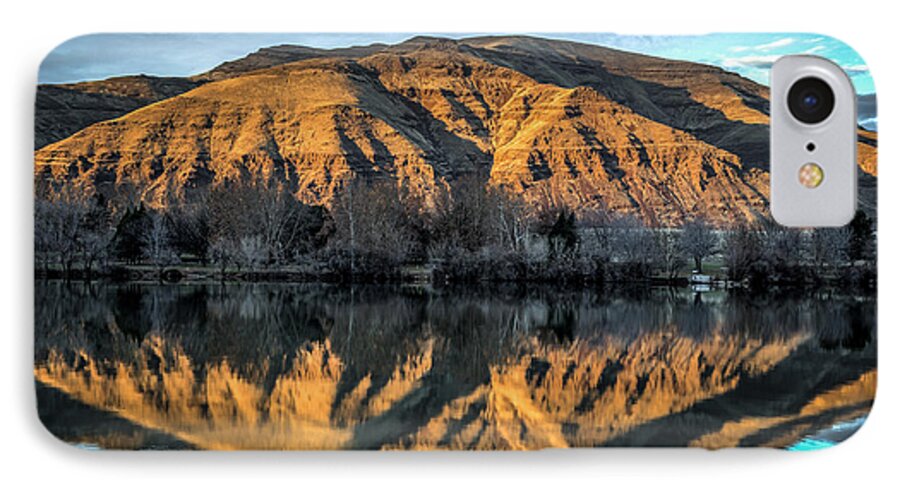 Reflection iPhone 8 Case featuring the photograph Chief Timothy Reflection by Brad Stinson