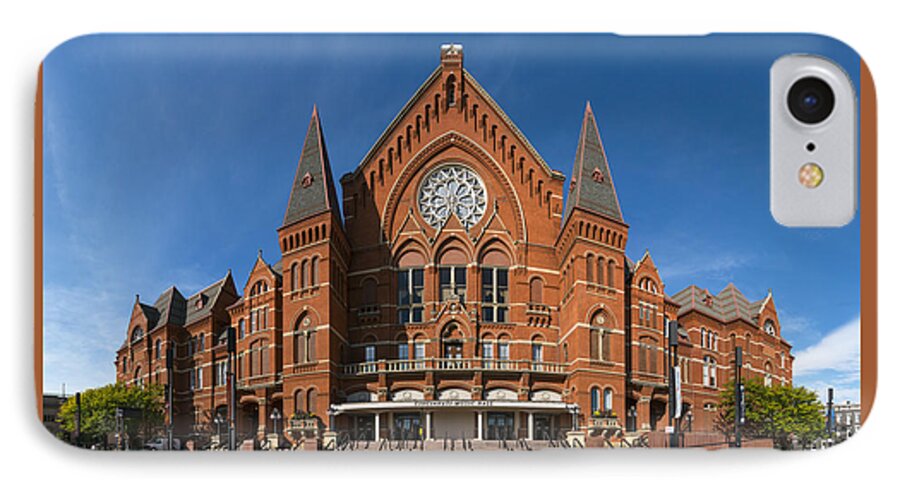 14-140mm iPhone 8 Case featuring the photograph Cincinnati Music Hall by Rob Amend