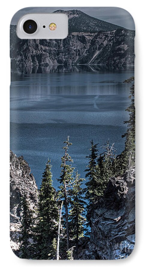 Crater Lake Oregon iPhone 8 Case featuring the photograph Crater Lake 4 by Jacklyn Duryea Fraizer