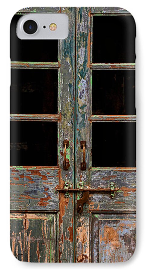 Southwest iPhone 8 Case featuring the photograph Distressed Doors by Juli Ellen
