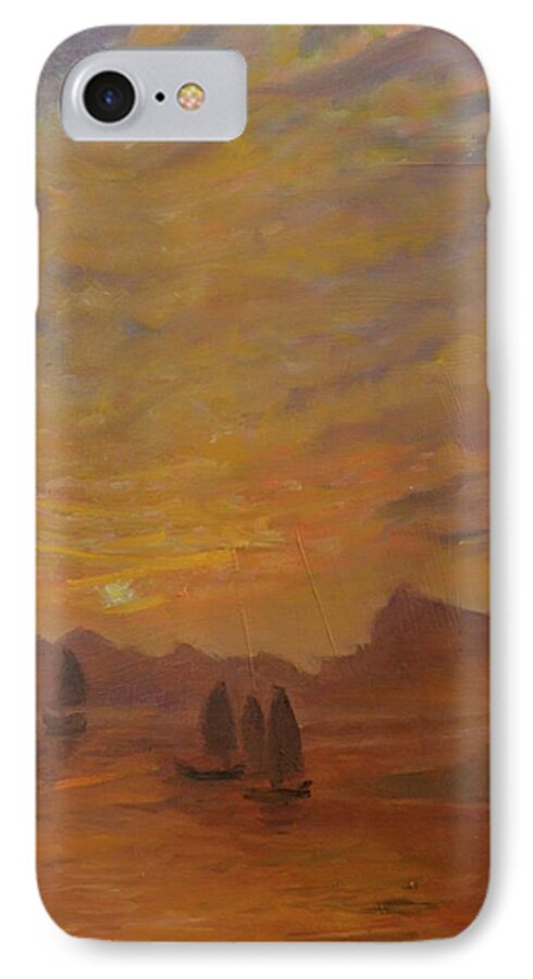 Seascape iPhone 8 Case featuring the painting Dubrovnik by Julie Todd-Cundiff