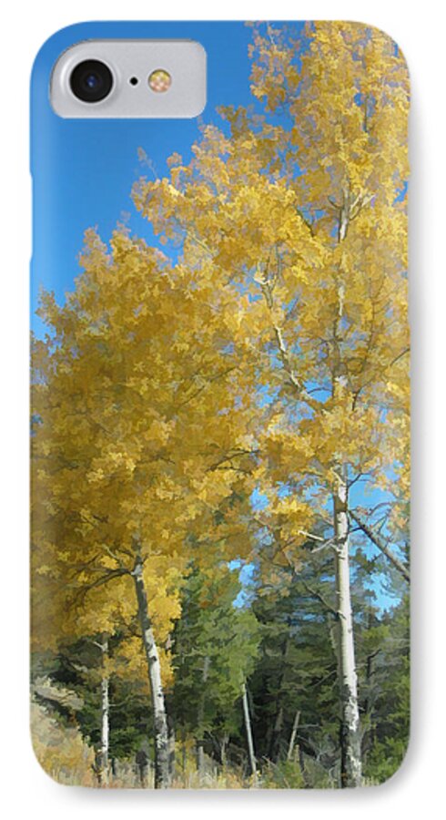 Aspen iPhone 8 Case featuring the photograph Early Autumn Aspens by Gary Baird