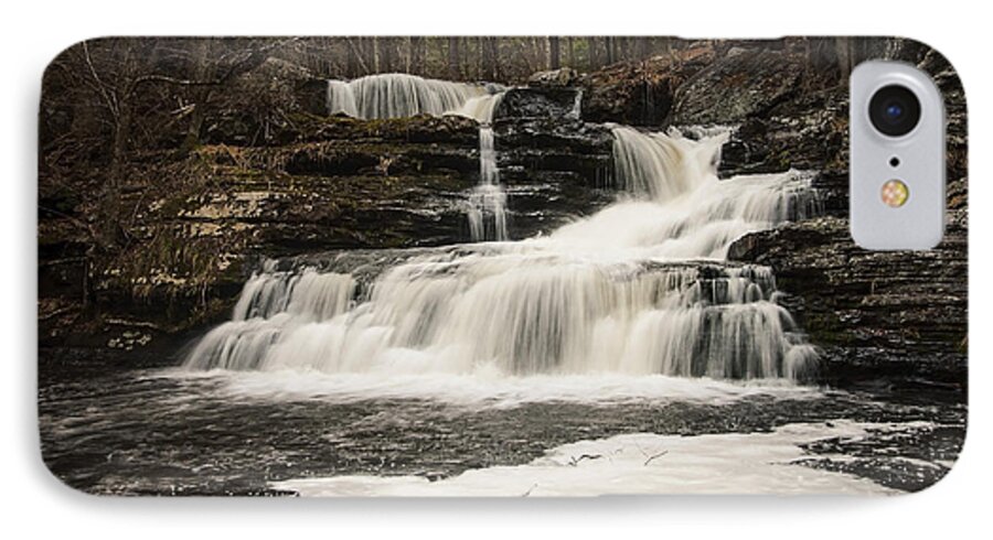 Waterfall iPhone 8 Case featuring the photograph Factory Falls by Debra Fedchin