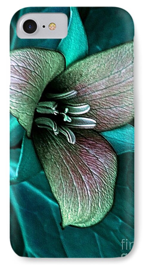 Trillium iPhone 8 Case featuring the photograph Festive by Elfriede Fulda