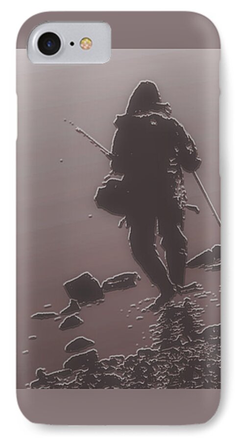 Fisherman iPhone 8 Case featuring the photograph Fisherman by Charlie Cliques
