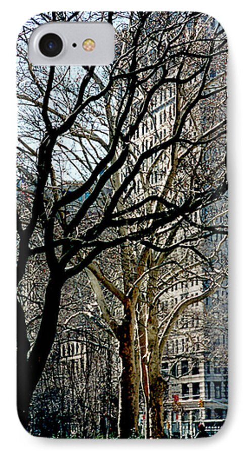  iPhone 8 Case featuring the photograph Flatiron Building by Mark Alesse