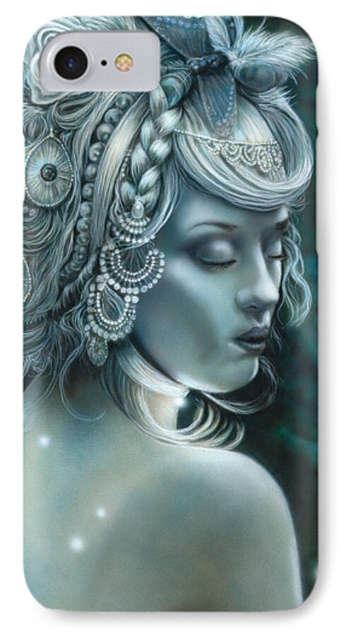 North Dakota Artist iPhone 8 Case featuring the painting Forest Nymph by Wayne Pruse