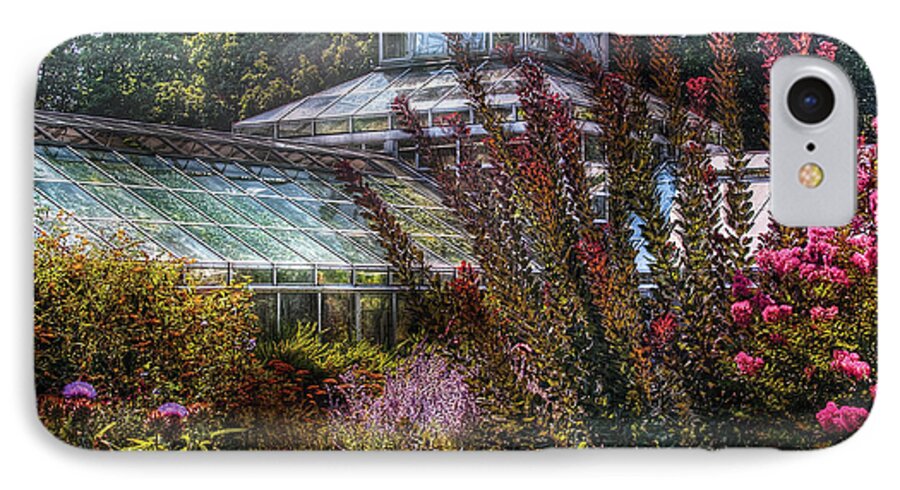 Savad iPhone 8 Case featuring the photograph Greenhouse - The Greenhouse by Mike Savad