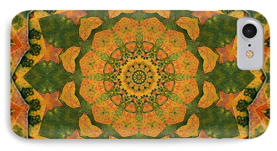 Mandalas iPhone 8 Case featuring the photograph Healing Mandala 9 by Bell And Todd