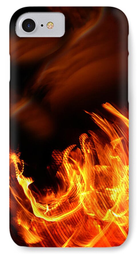 Fire iPhone 8 Case featuring the photograph Heavenly Flame by Donna Blackhall