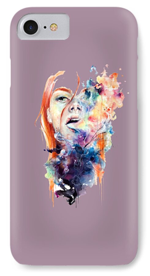 Ladies iPhone 8 Case featuring the painting Hidden T-shirt by Herb Strobino