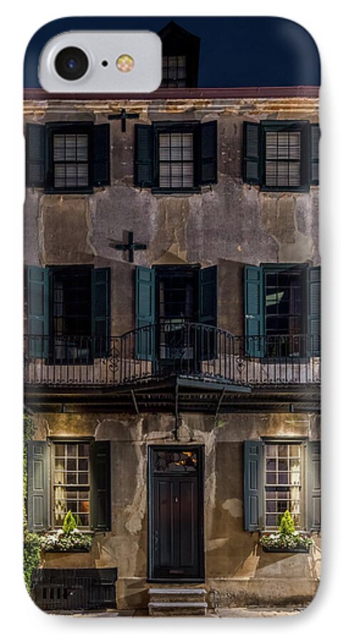 Charleston iPhone 8 Case featuring the photograph Historic William Vanderhorst House, Charleston by Carl Amoth