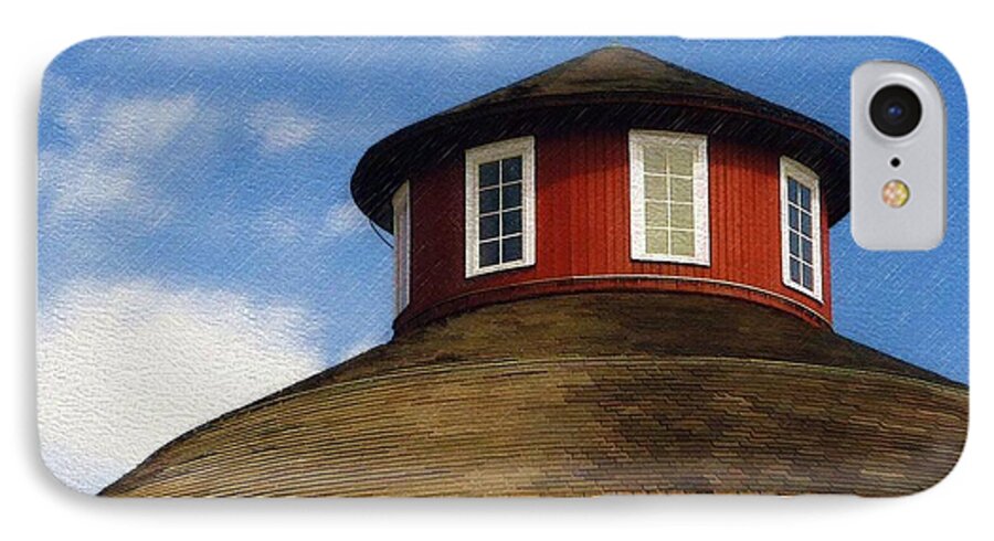 Barn iPhone 8 Case featuring the photograph Hoosier Cupola by Sandy MacGowan