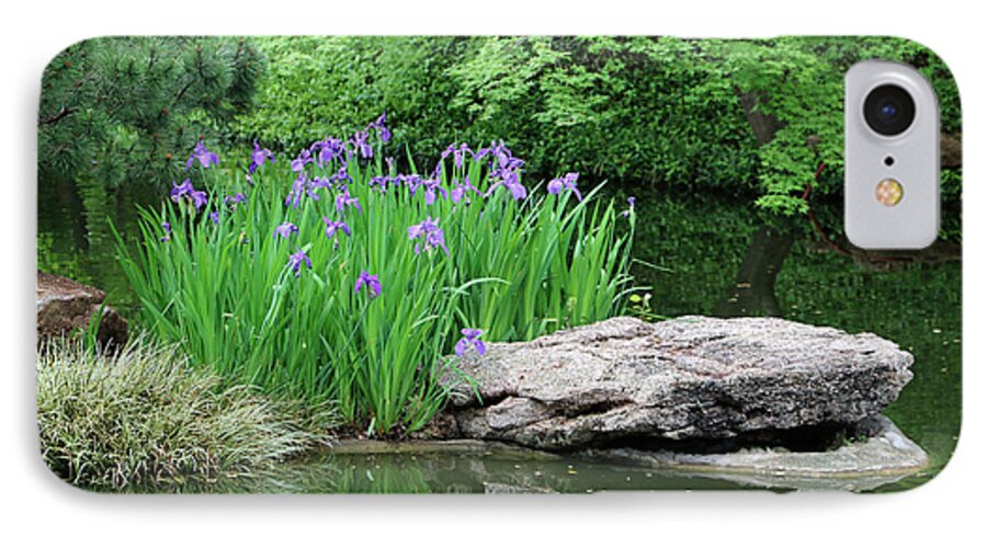 Japanese Gardens iPhone 8 Case featuring the photograph Japanese Gardens - Spring 02 by Pamela Critchlow