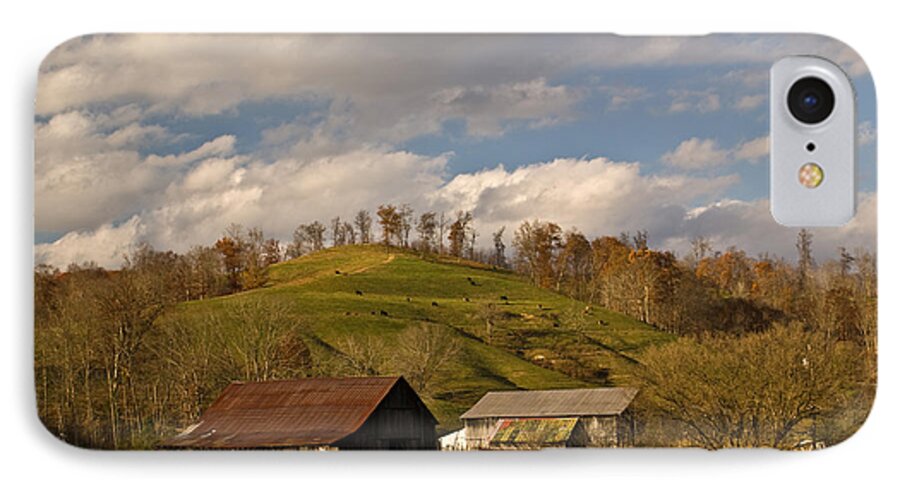 Kentucky iPhone 8 Case featuring the photograph Kentucky Mountain Farmland by Douglas Barnett