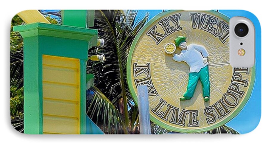 Key Lime iPhone 8 Case featuring the photograph Key West Key Lime Shoppe by Janette Boyd