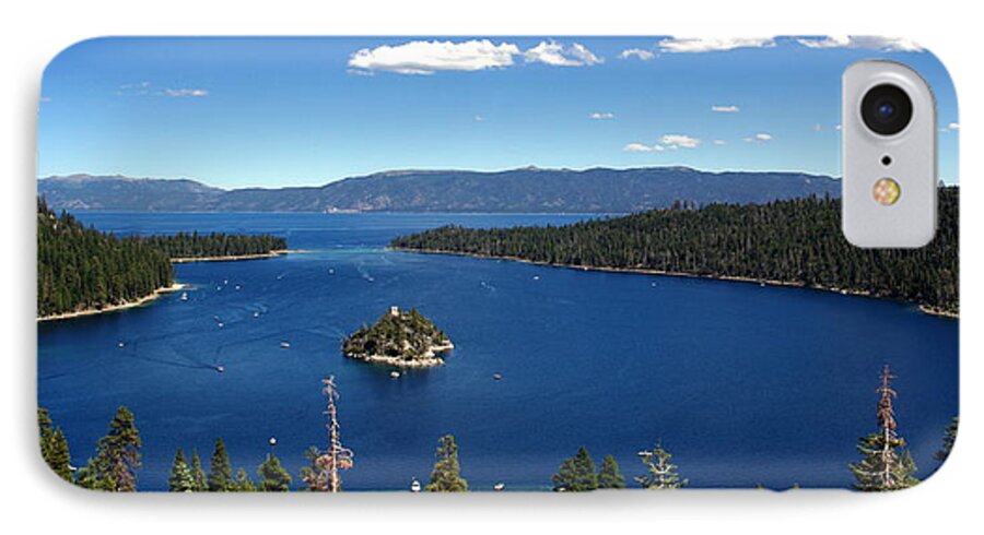Emerald Bay iPhone 8 Case featuring the photograph Lake Tahoe Emerald Bay by Jeff Lowe