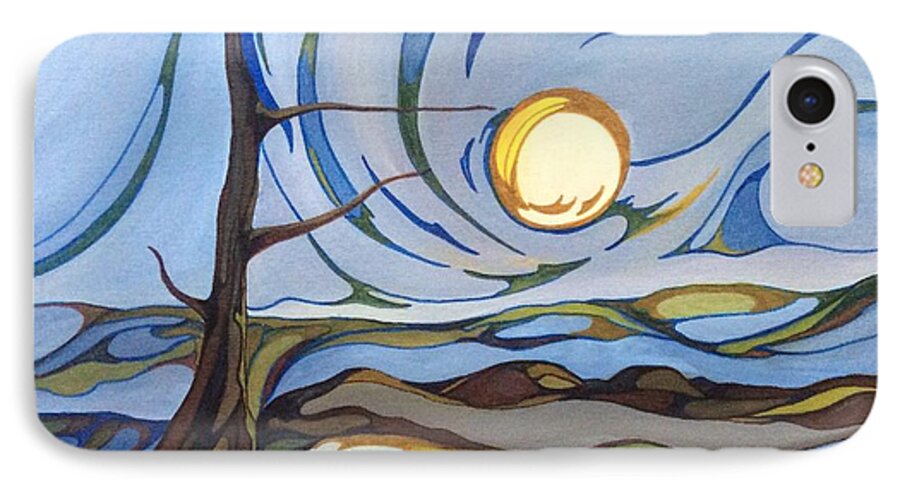 Impressionism iPhone 8 Case featuring the painting Land of the Midnight Sun by Pat Purdy