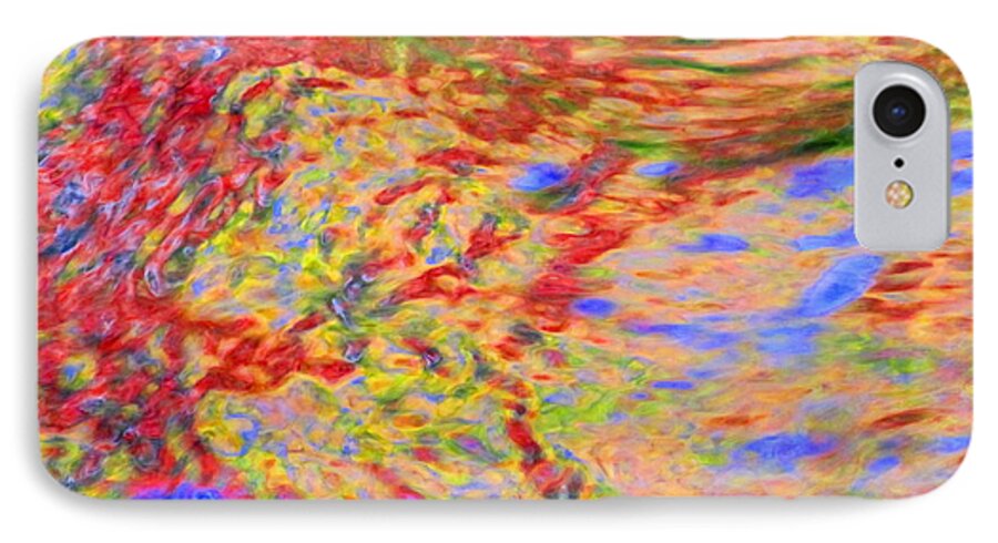 Abstract iPhone 8 Case featuring the photograph Listening to the Water by Sybil Staples