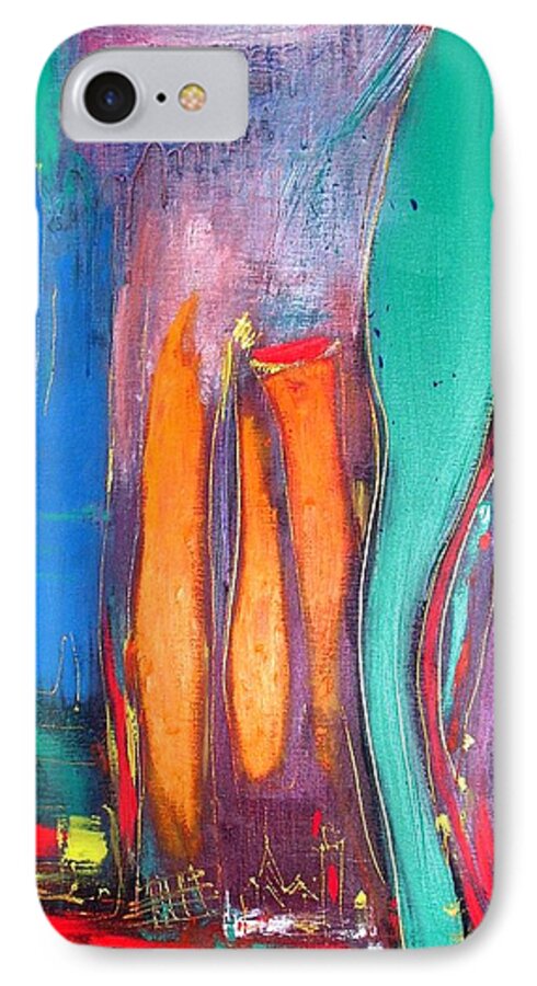  iPhone 8 Case featuring the painting Louisiana 1 by Lilliana Didovic
