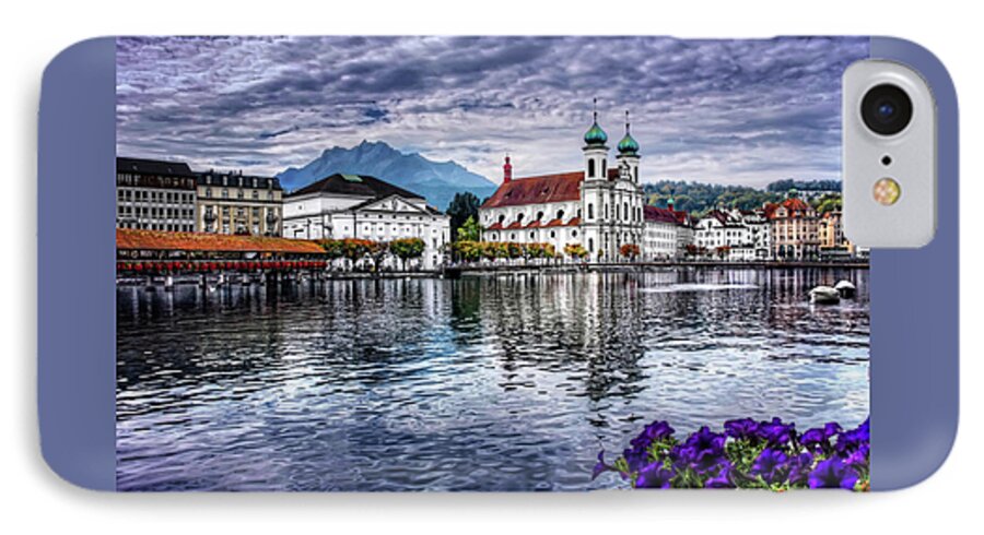 Lucerne iPhone 8 Case featuring the photograph Lucerne in Switzerland by Carol Japp