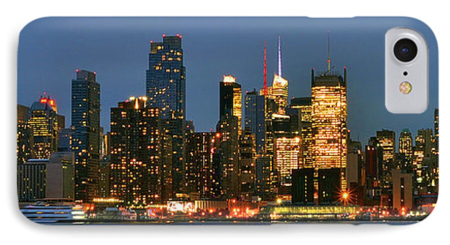 Manhattan iPhone 8 Case featuring the photograph Midtown Manhattan by Zawhaus Photography