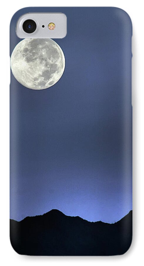Hawaii iPhone 8 Case featuring the photograph Moon over Ko'olau by Dan McManus
