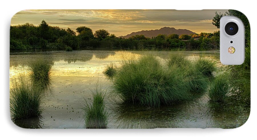 Serene iPhone 8 Case featuring the photograph Morning Serenity by Sue Cullumber