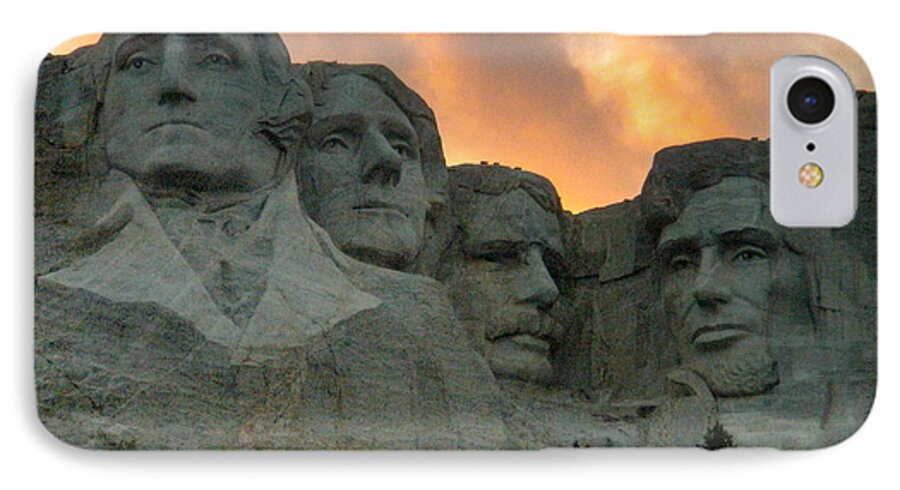 National iPhone 8 Case featuring the photograph Mt. Rushmore by Wendy Carrington