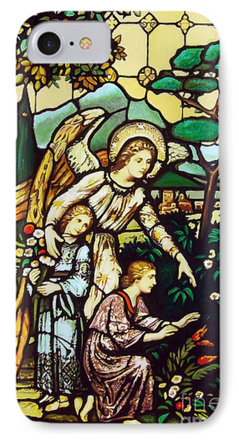 iPhone 8 Case featuring the painting My angel by Jose Manuel Abraham