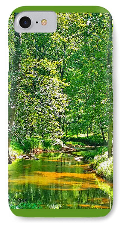 Great Seneca Creek iPhone 8 Case featuring the photograph Nadine's Creek by Kathy Kelly