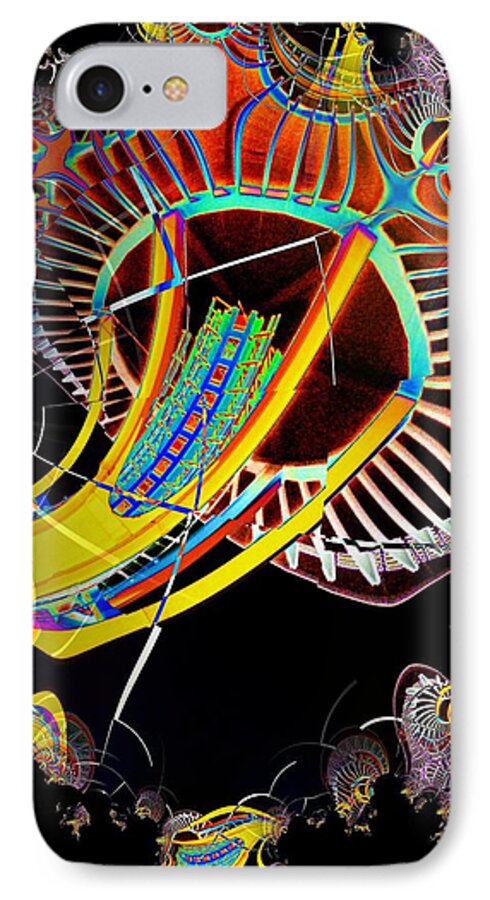 Seattle iPhone 8 Case featuring the photograph Needle in Fractal 2 by Tim Allen