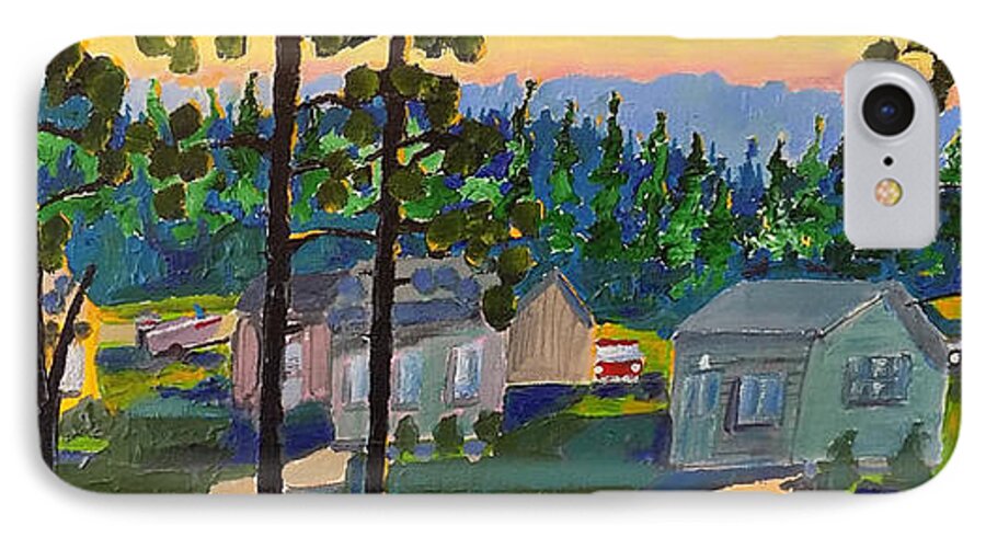 North Shore iPhone 8 Case featuring the painting North Shore by Rodger Ellingson