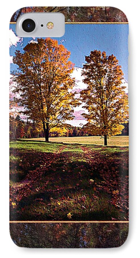 October Afternoon Beauty iPhone 8 Case featuring the photograph October Afternoon Beauty by Joy Nichols