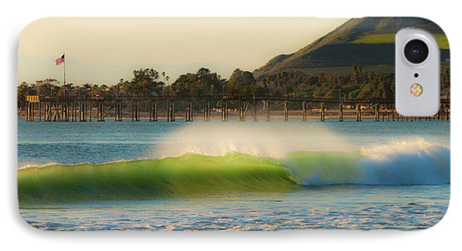 Ventura Pier iPhone 8 Case featuring the photograph Offshore Wind Wave and Ventura, CA Pier by John A Rodriguez