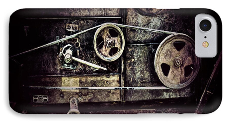 Pat Cook iPhone 8 Case featuring the photograph Old Machine by Pat Cook